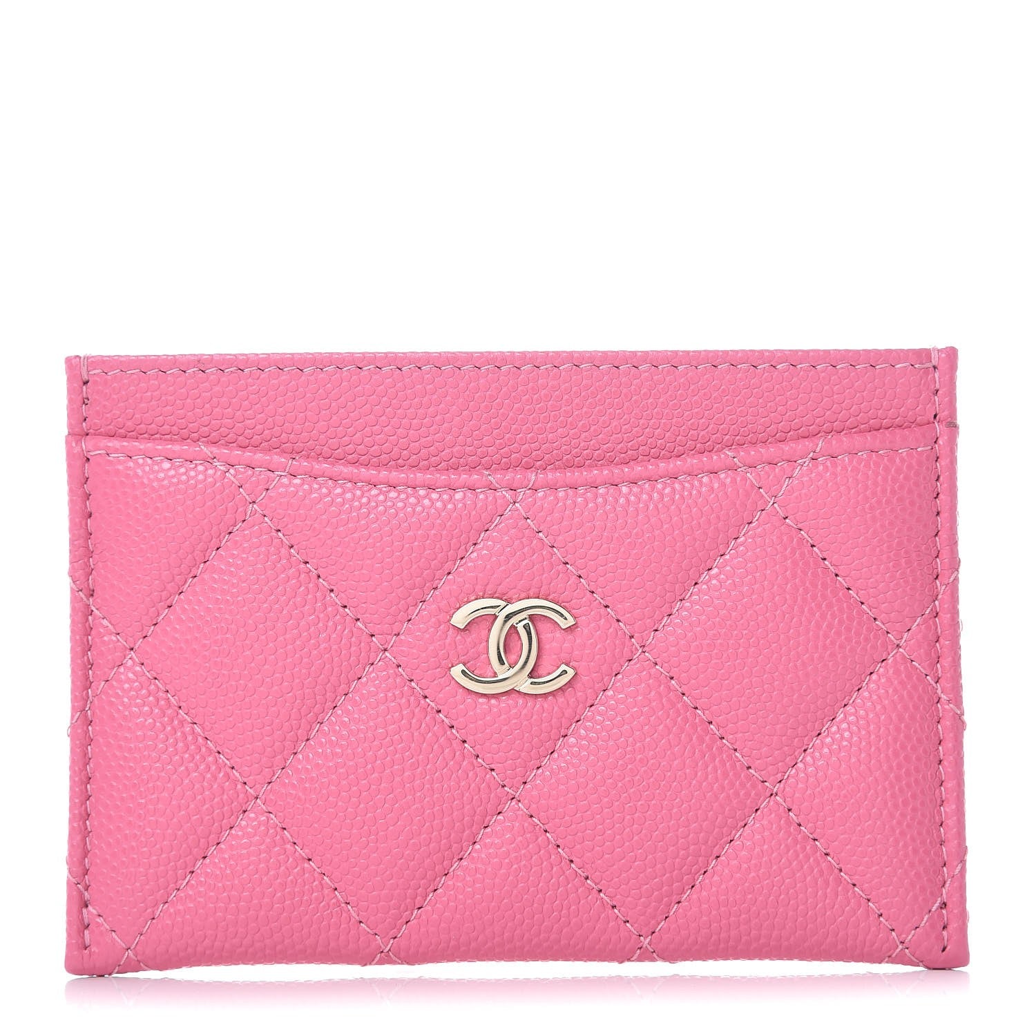 Chanel Caviar Quilted Card Holder Pink 344524 – FASHIONPHILE