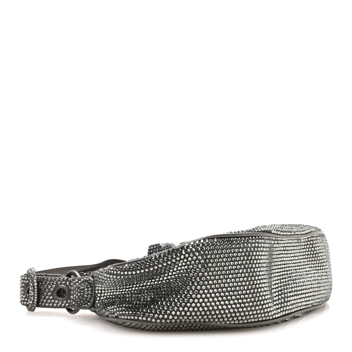 Balenciaga Rhinestone Encrusted Le Cagole Shoulder Bag XS Silver 5 of 11