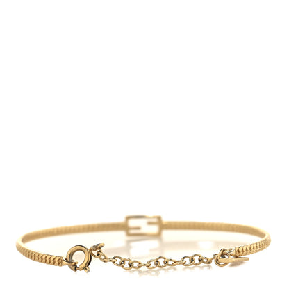 Fendi Metal Baguette Bracelet S Gold 3 of 5