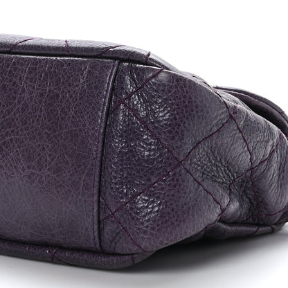 Chanel Glazed Calfskin Stitched On The Road Flap Purple 9 of 9