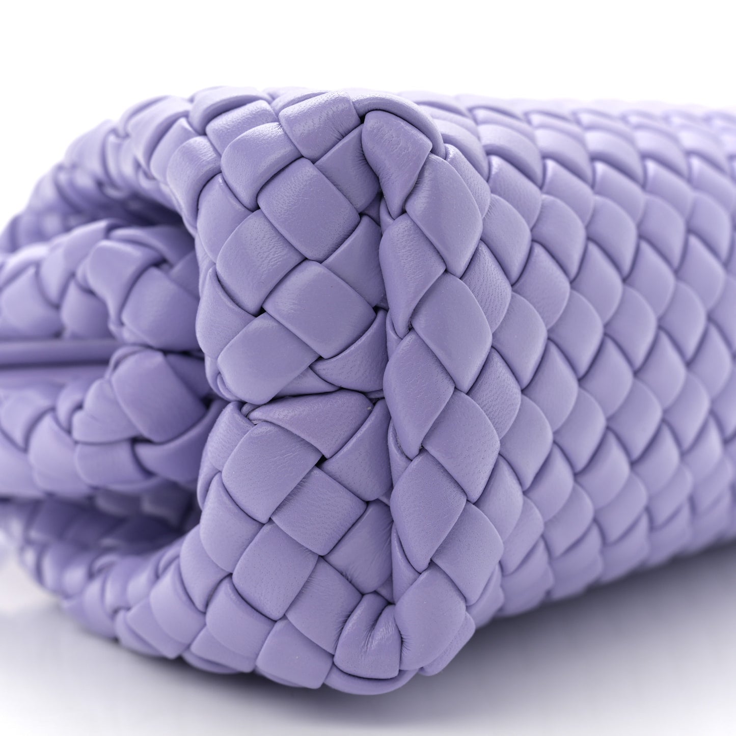 Nappa Intreccio Mini Padded Handle Bag Wisteria