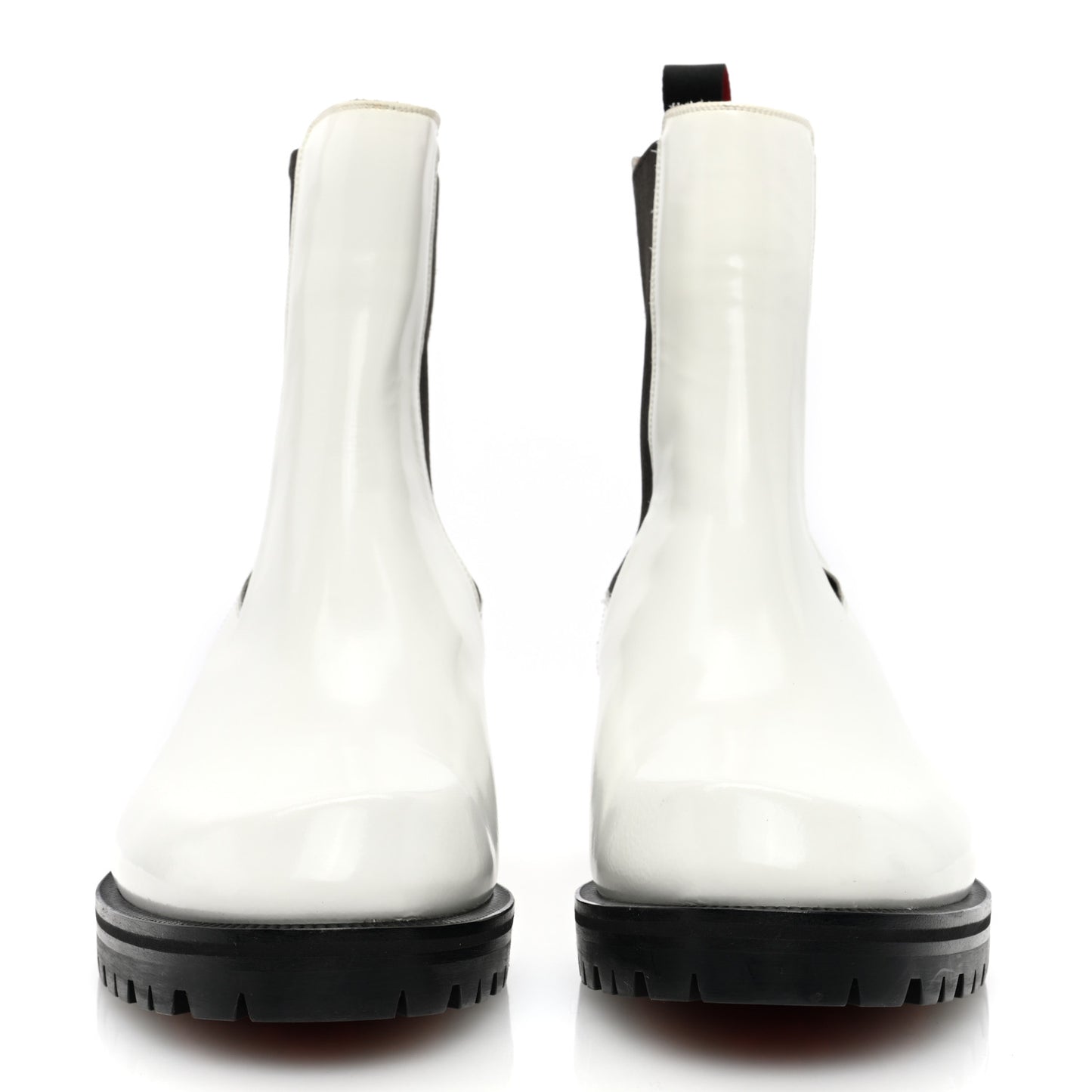 Calfskin Abrasivato Mens Motok Flat Boots 42.5 White