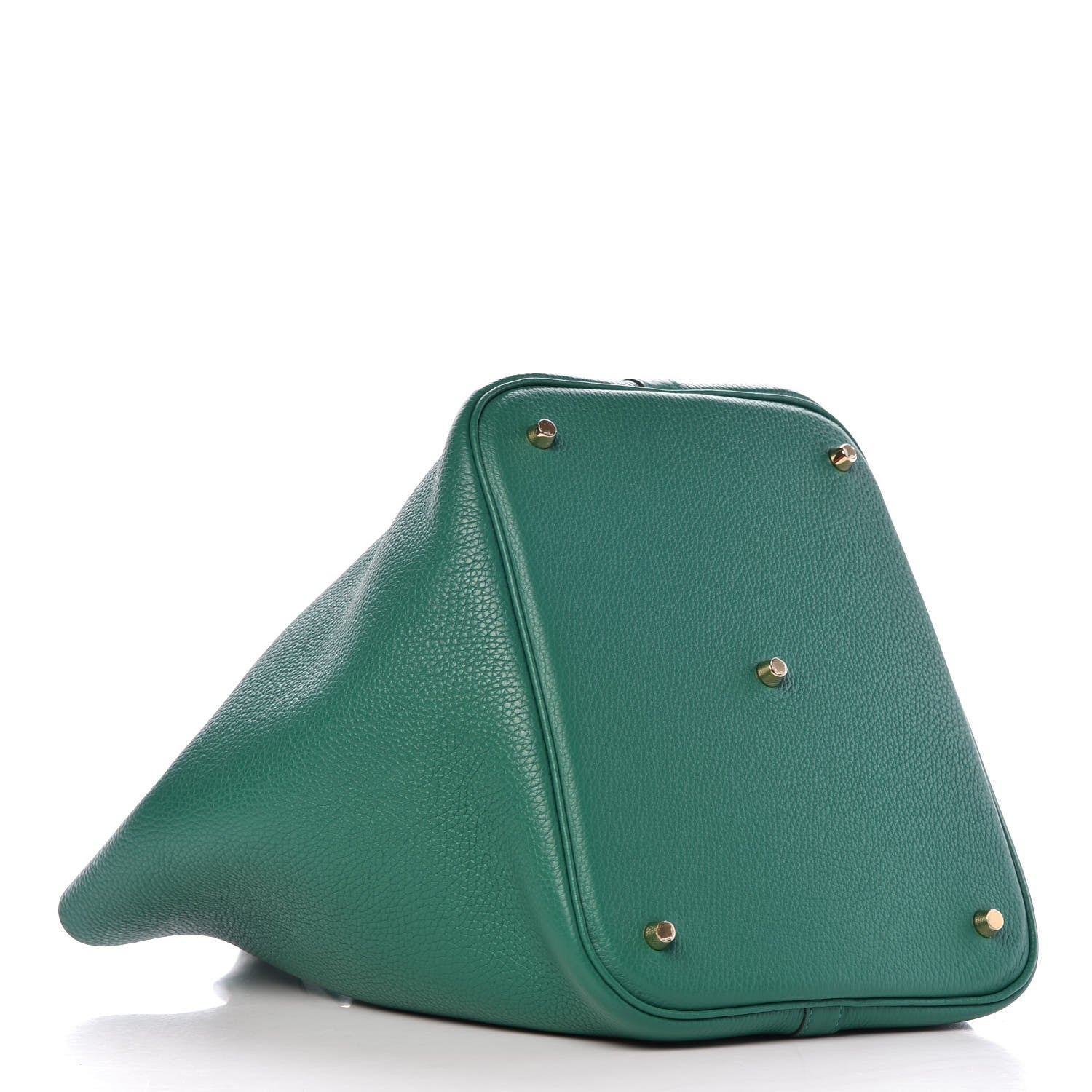 Hermes Taurillon Clemence Picotin Lock 26 GM Vert Vertigo 4 of 8