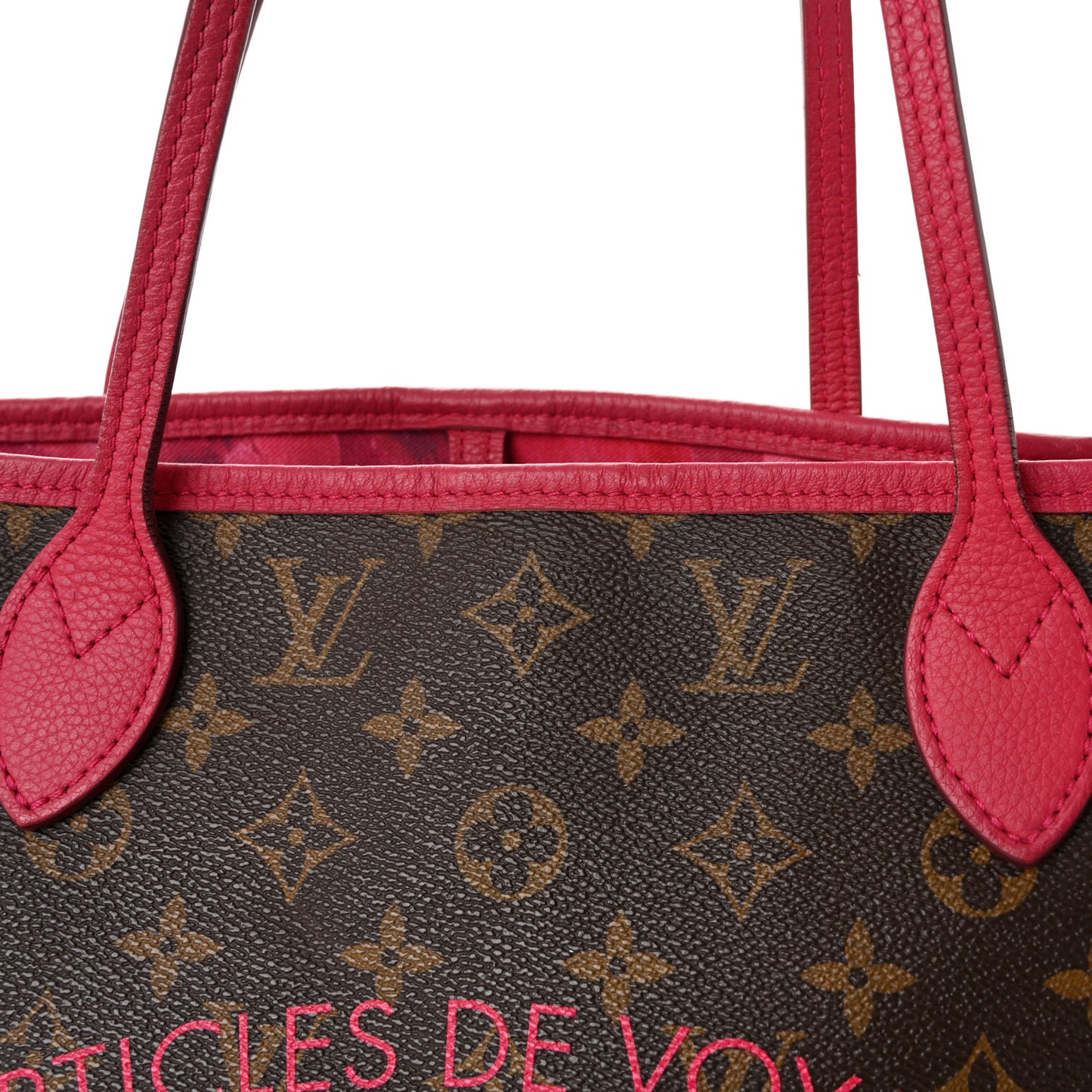 Monogram Articles de Voyage Ikat Neverfull MM Rose Indien