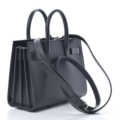 Saint Laurent Grain De Poudre Nano Sac De Jour Dark Smog 3 of 11