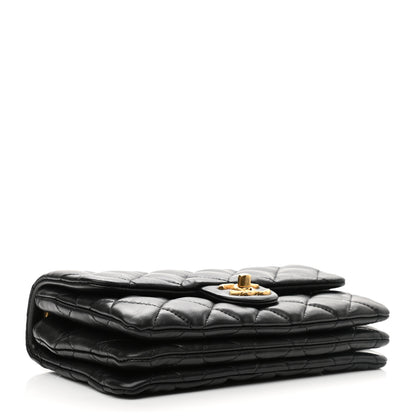 Chanel Lambskin Quilted Small Pillow Crush Flap Black 4 of 11