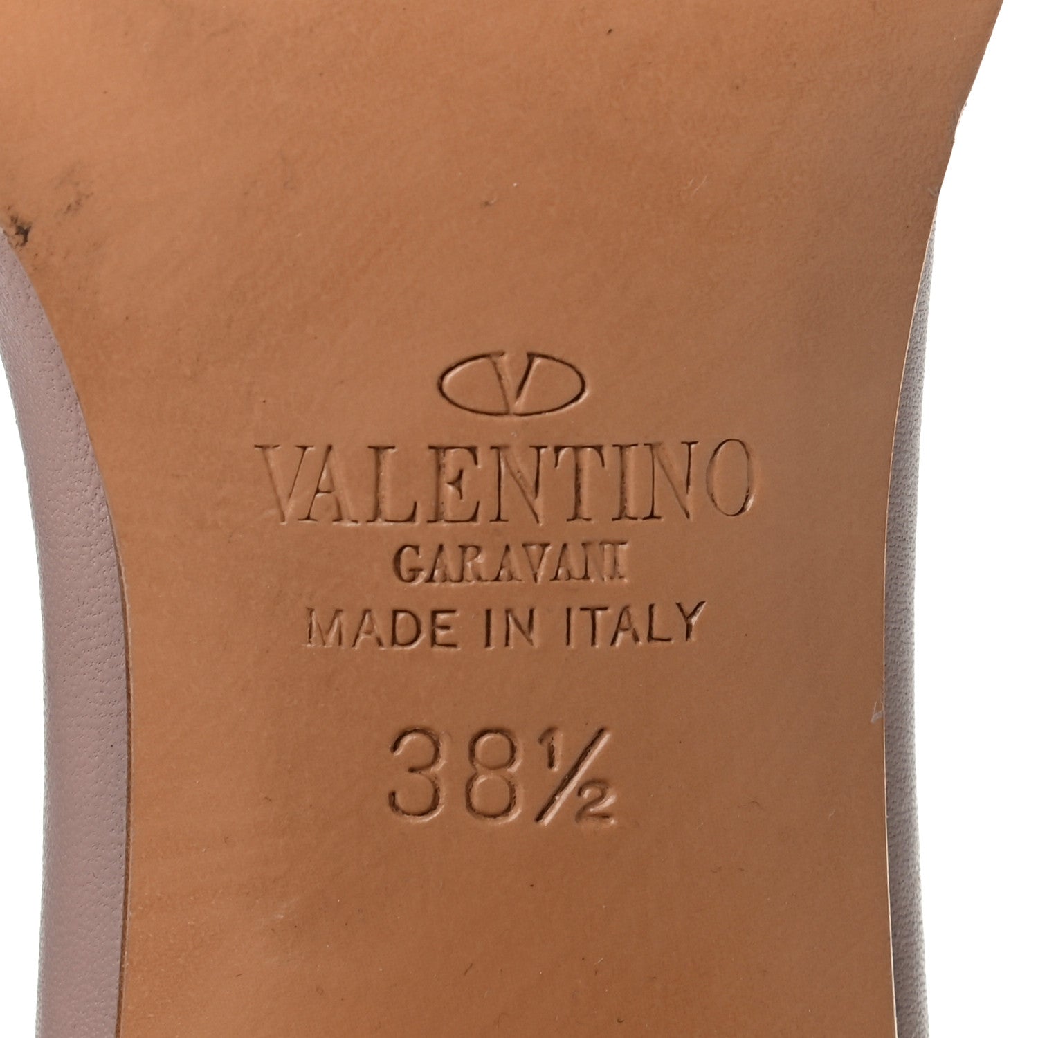 Valentino Garavani Nappa Soul Rockstud 65mm Sandals 38.5 Poudre 6 of 14