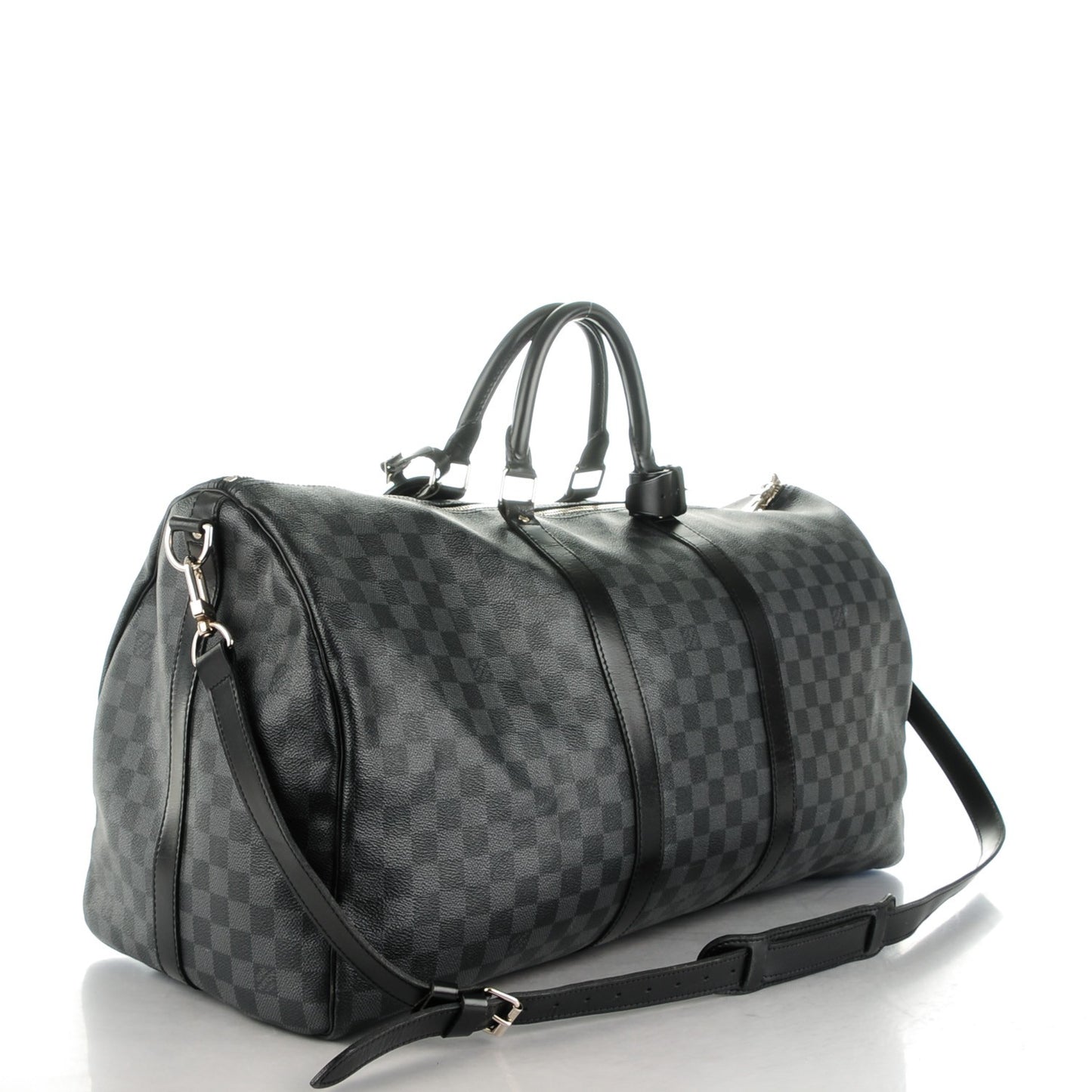 Damier Graphite Keepall Bandouliere 55