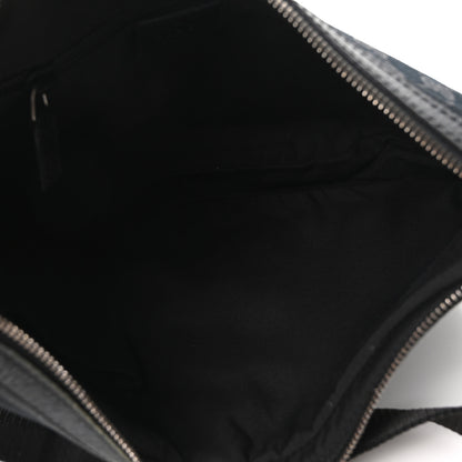 Gucci Monogram Medium Half Moon Hobo Black 5 of 10