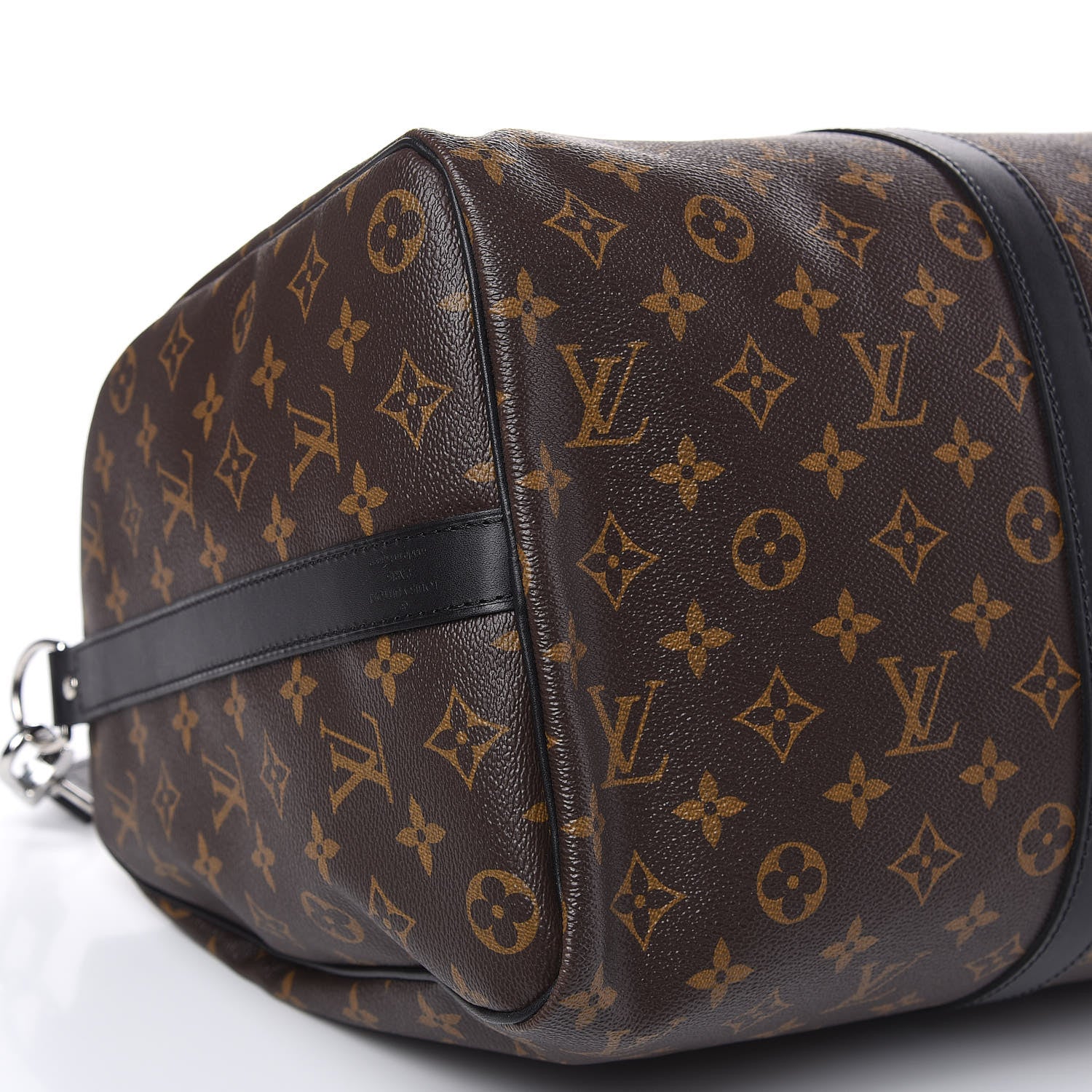 Louis Vuitton Monogram Macassar Keepall Bandouliere 45 6 of 9