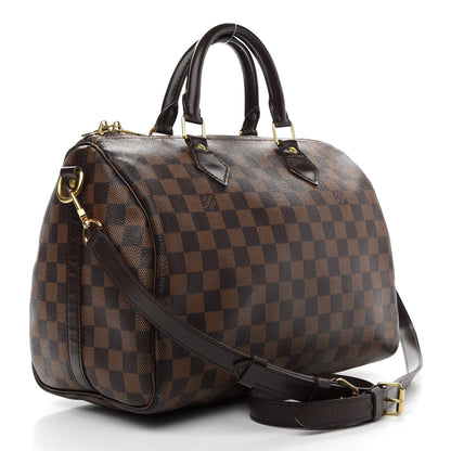 Louis Vuitton Damier Ebene Speedy Bandouliere 30 3 of 10