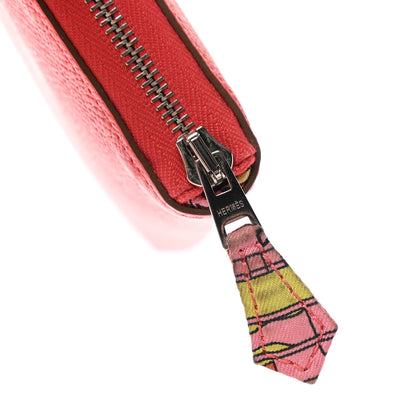 Hermes Epsom Silk'In Wallet Rose Jaipur 8 of 8