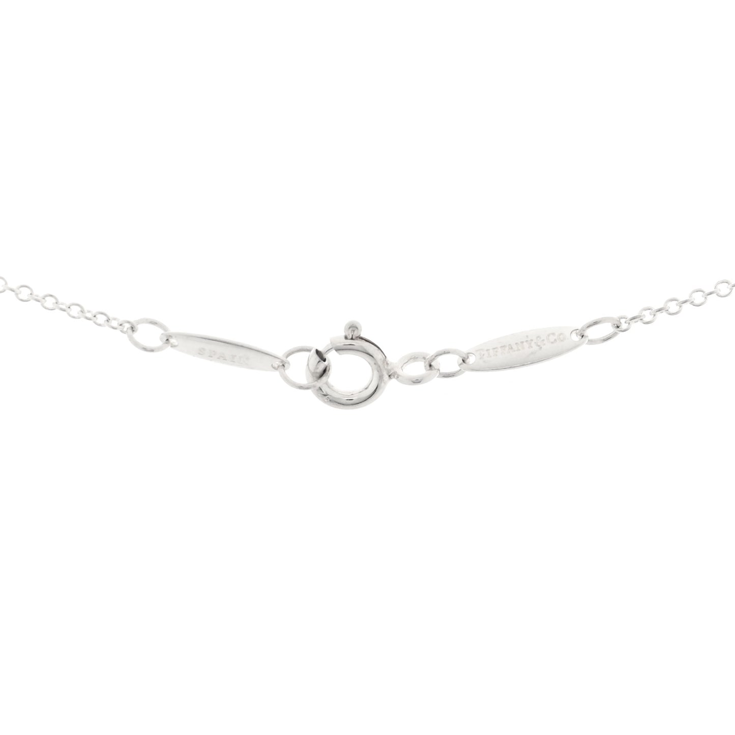 Sterling Silver 9mm Elsa Peretti Bean Pendant Necklace