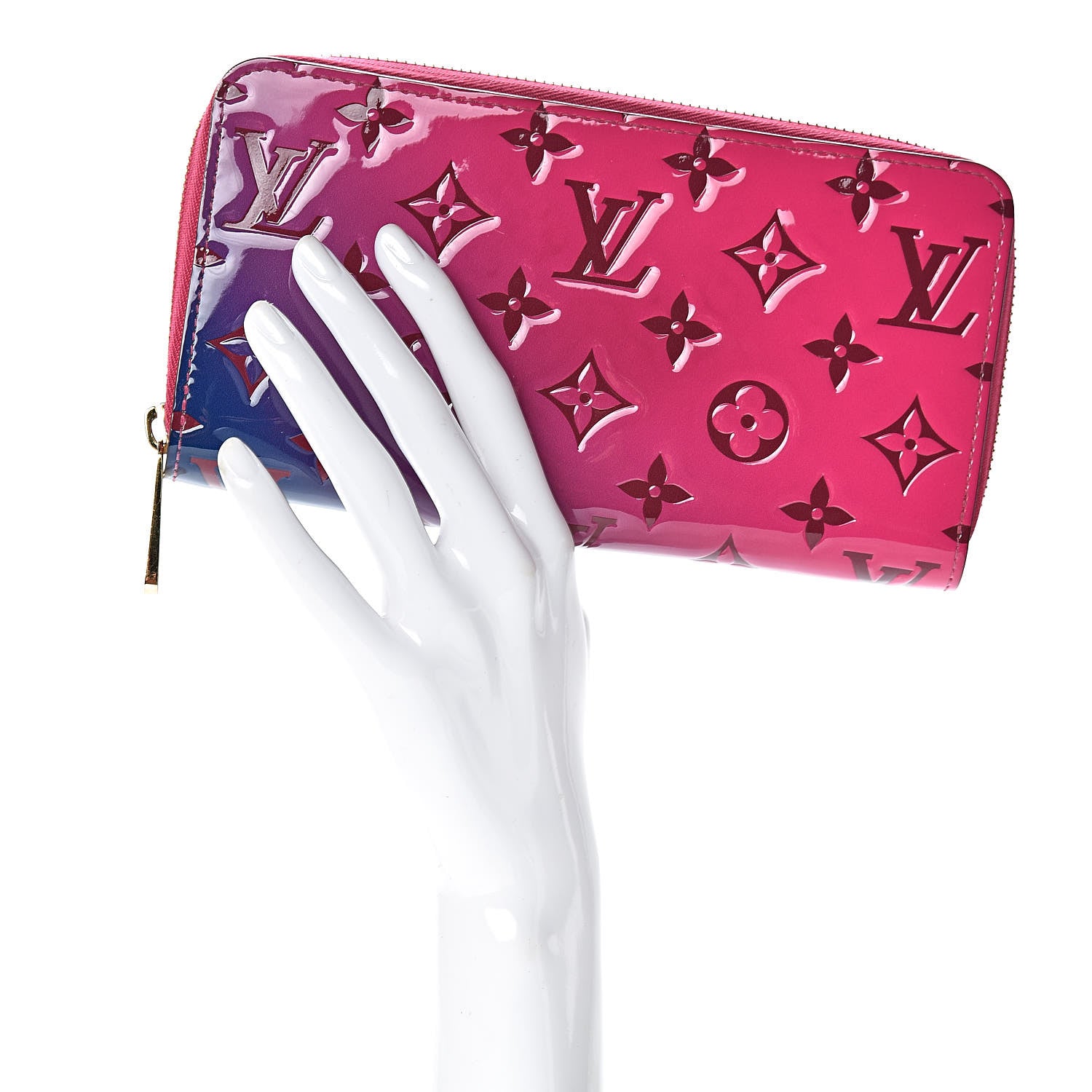 Louis Vuitton Vernis Degrade Zippy Wallet 2 of 9