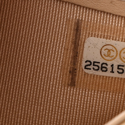 Chanel Caviar Quilted Compact Flap Wallet Beige 7 of 7