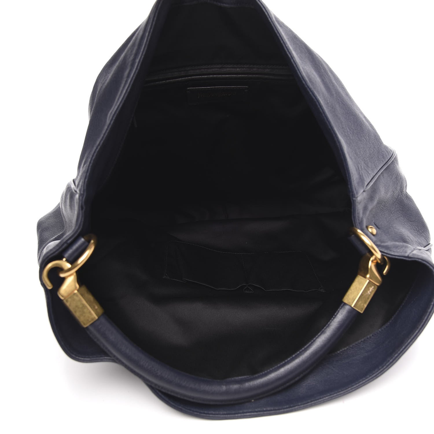 Saint Laurent Goatskin Large Roady Hobo Navy 5 of 13