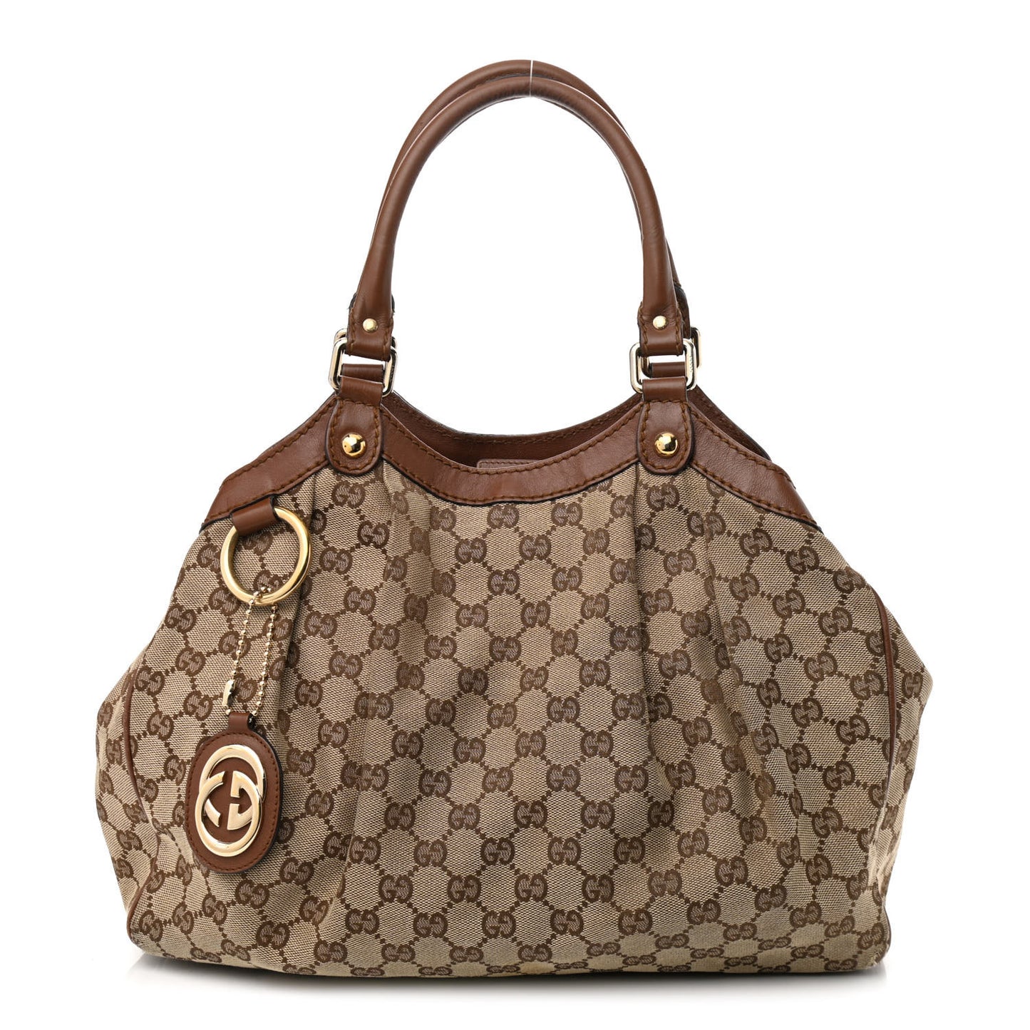 Monogram Medium Sukey Tote Brown