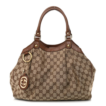 Gucci Monogram Medium Sukey Tote Brown 1 of 14