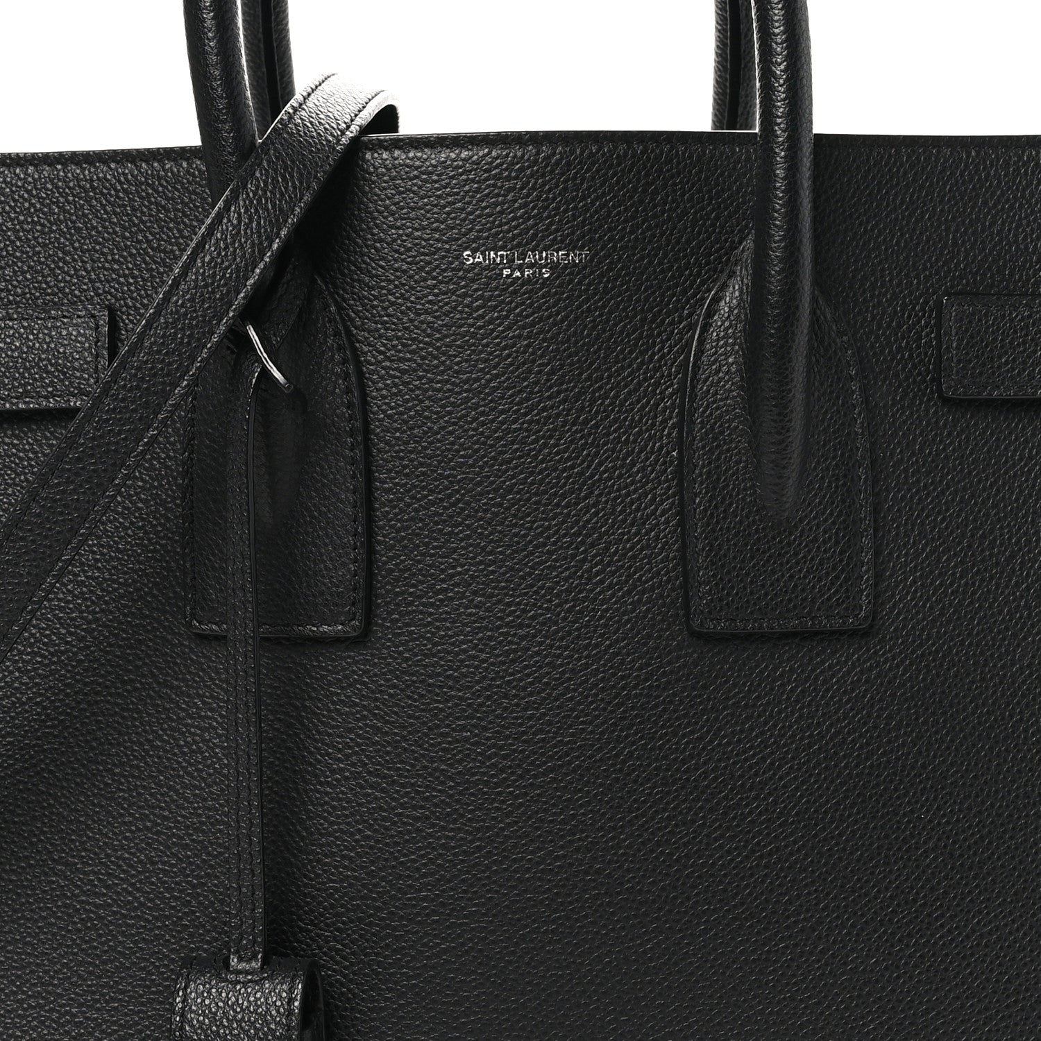 Saint Laurent Grain De Poudre Small Sac De Jour Black 7 of 9