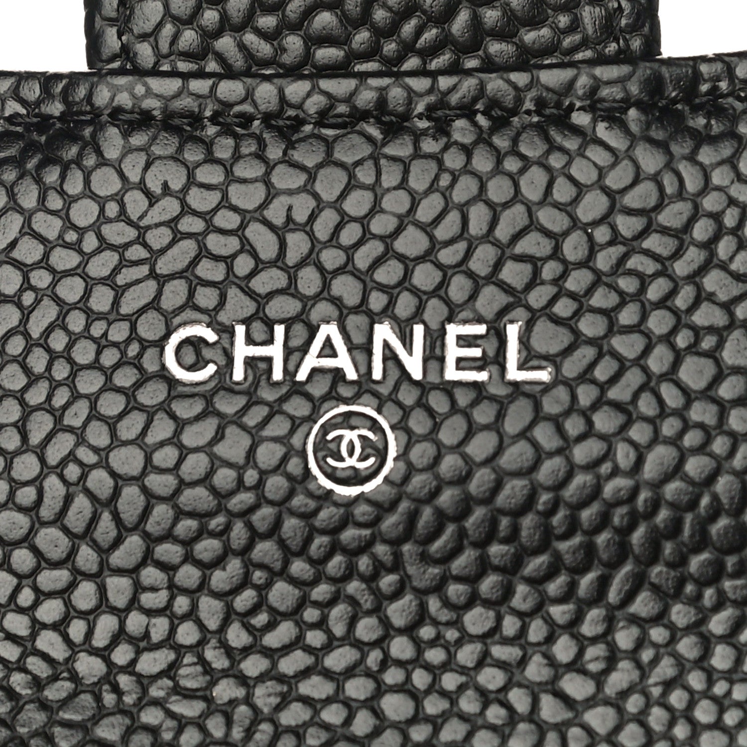 Chanel Caviar Quilted Flap Card Holder Wallet Black 6 of 12