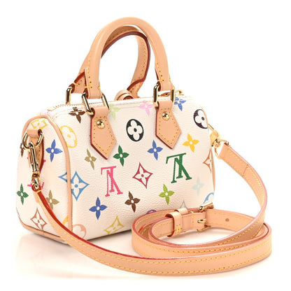 Louis Vuitton LV X TM Monogram Multicolor Nano Speedy White 3 of 10