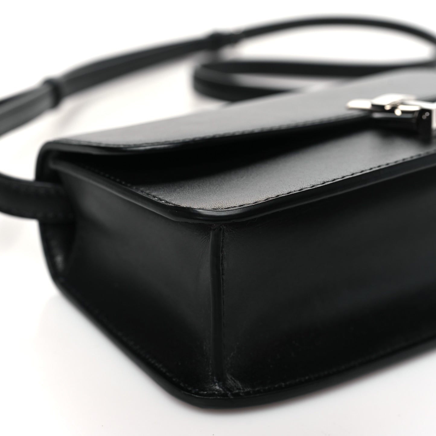 Smooth Calfskin The Sofia E/W Crossbody Black