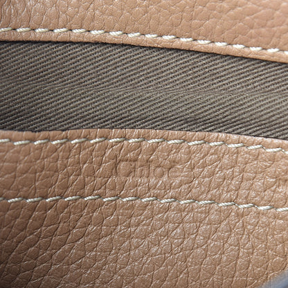 Chloe Calfskin Mini Marcie Round Crossbody Bag Nut 6 of 12