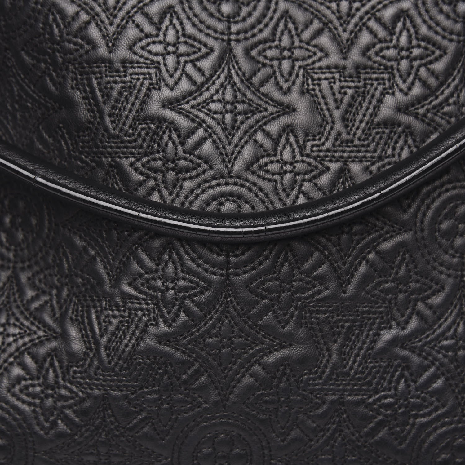 Louis Vuitton Monogram Lambskin Antheia Ixia MM Black 12 of 14