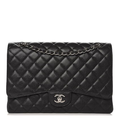 Chanel Caviar Quilted Maxi Single Flap Black 1 of 8
