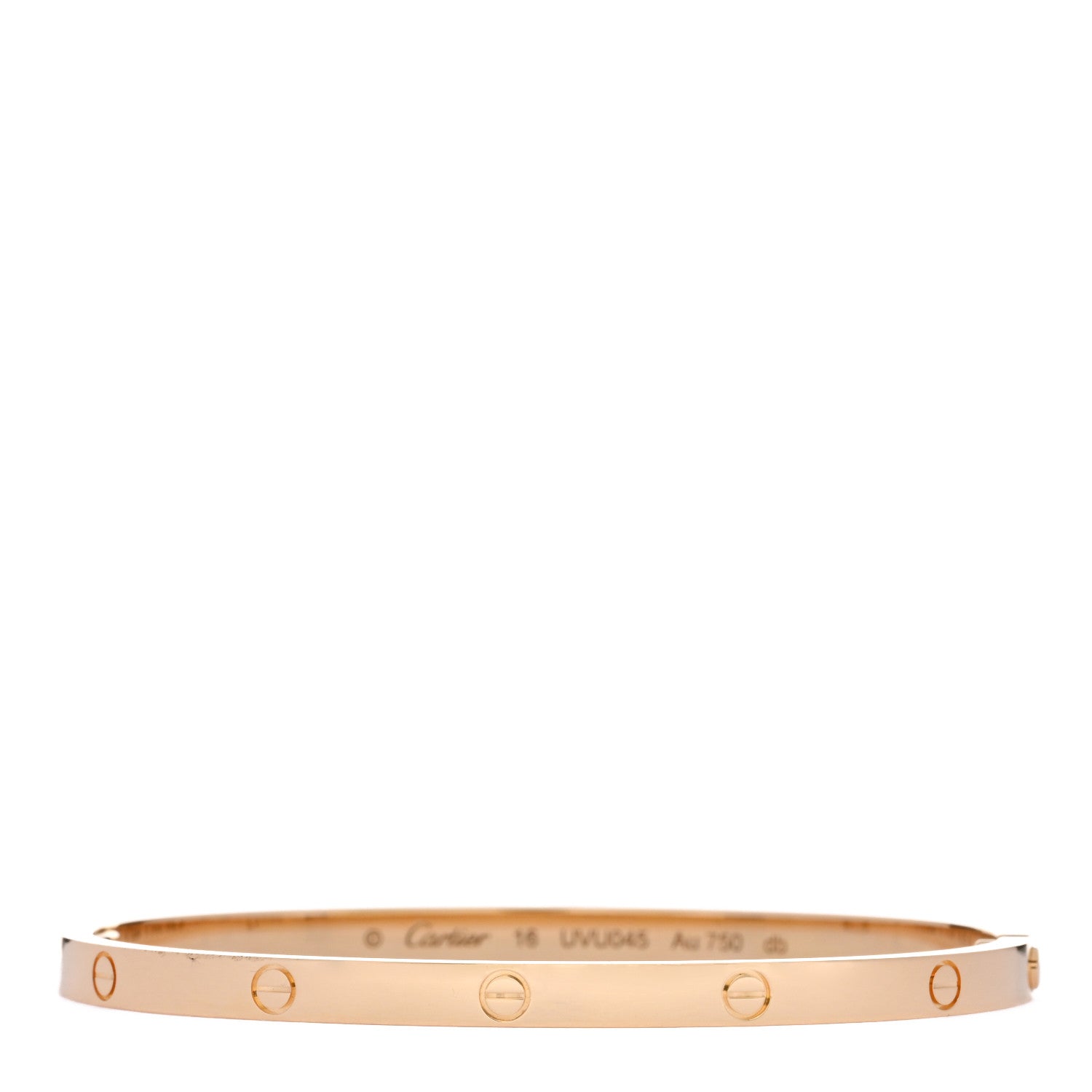 Cartier 18K Yellow Gold Small LOVE Bracelet 16 1 of 6