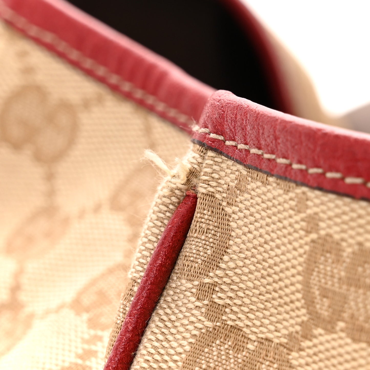 Monogram Medium Princy Tote Red