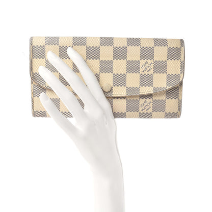 Louis Vuitton Damier Azur Emilie Wallet 2 of 7