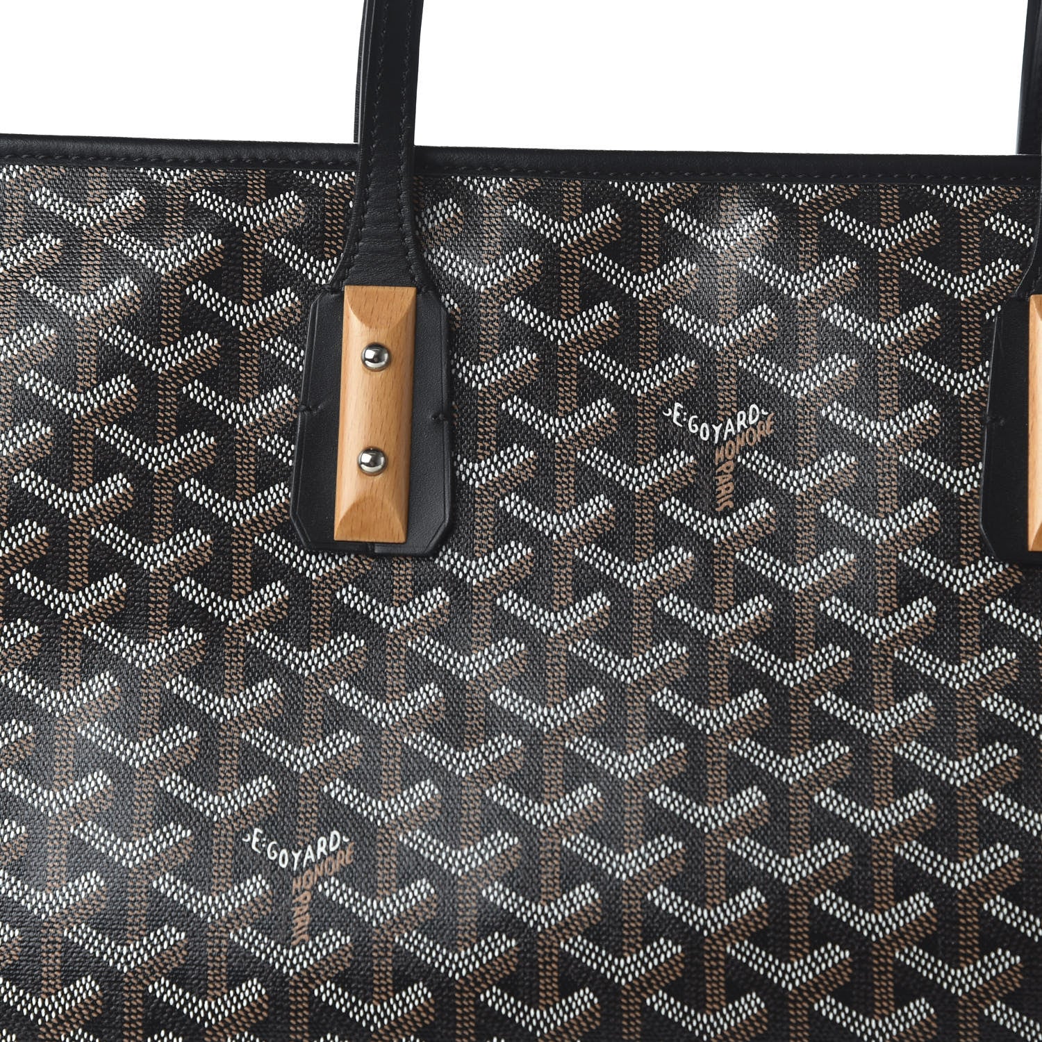 Goyard Goyardine Marquises Tote Black 8 of 12