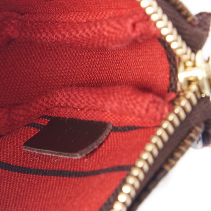 Louis Vuitton Damier Ebene Complice Trunks and Bags Mini Pochette Accessories Red 8 of 8