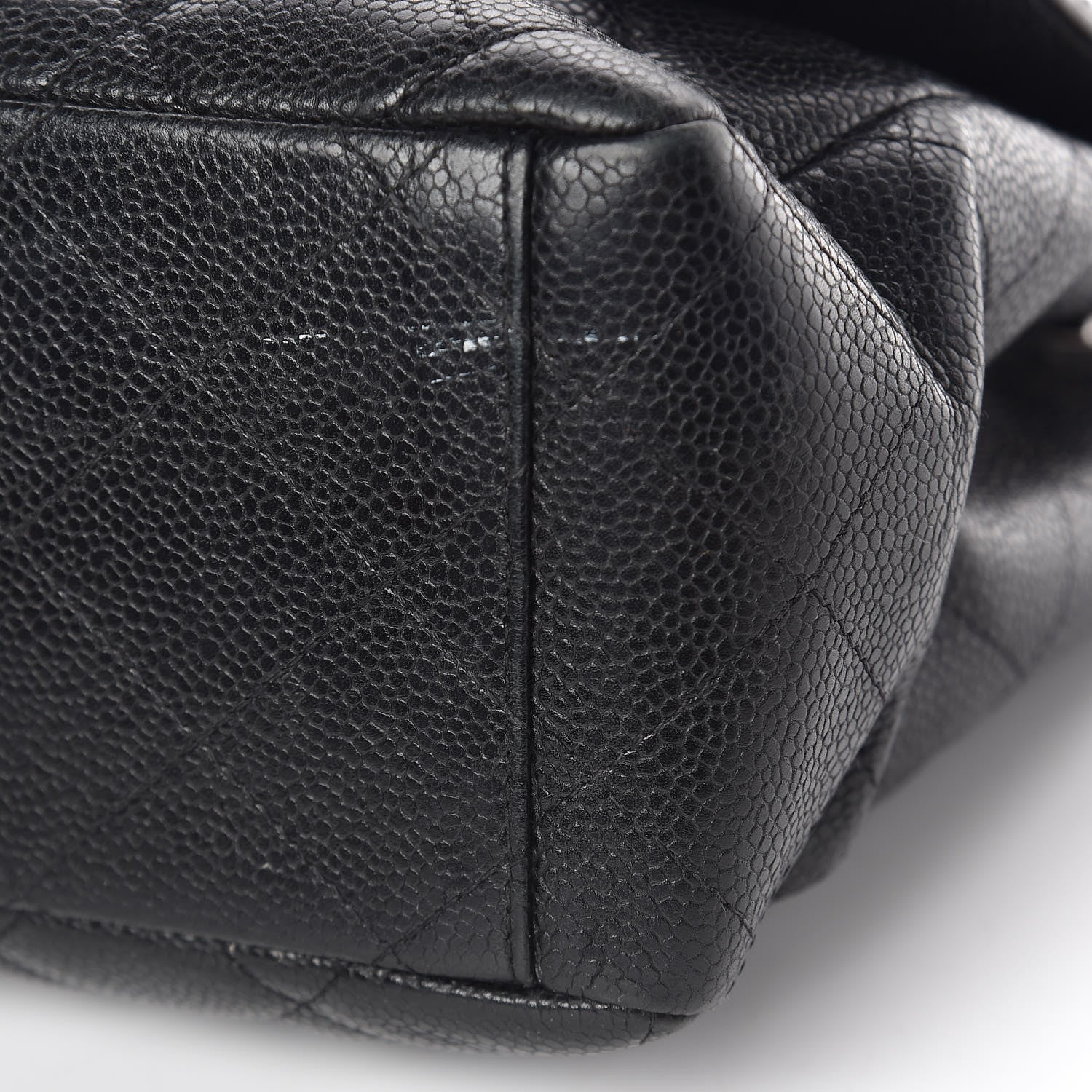 Chanel Caviar Quilted Maxi Single Flap Black 10 of 14