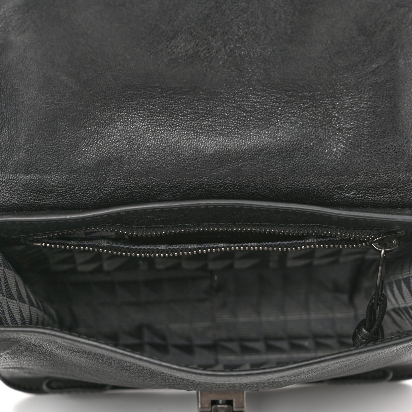 Lambskin PS1 Mini Pouch Messenger Black