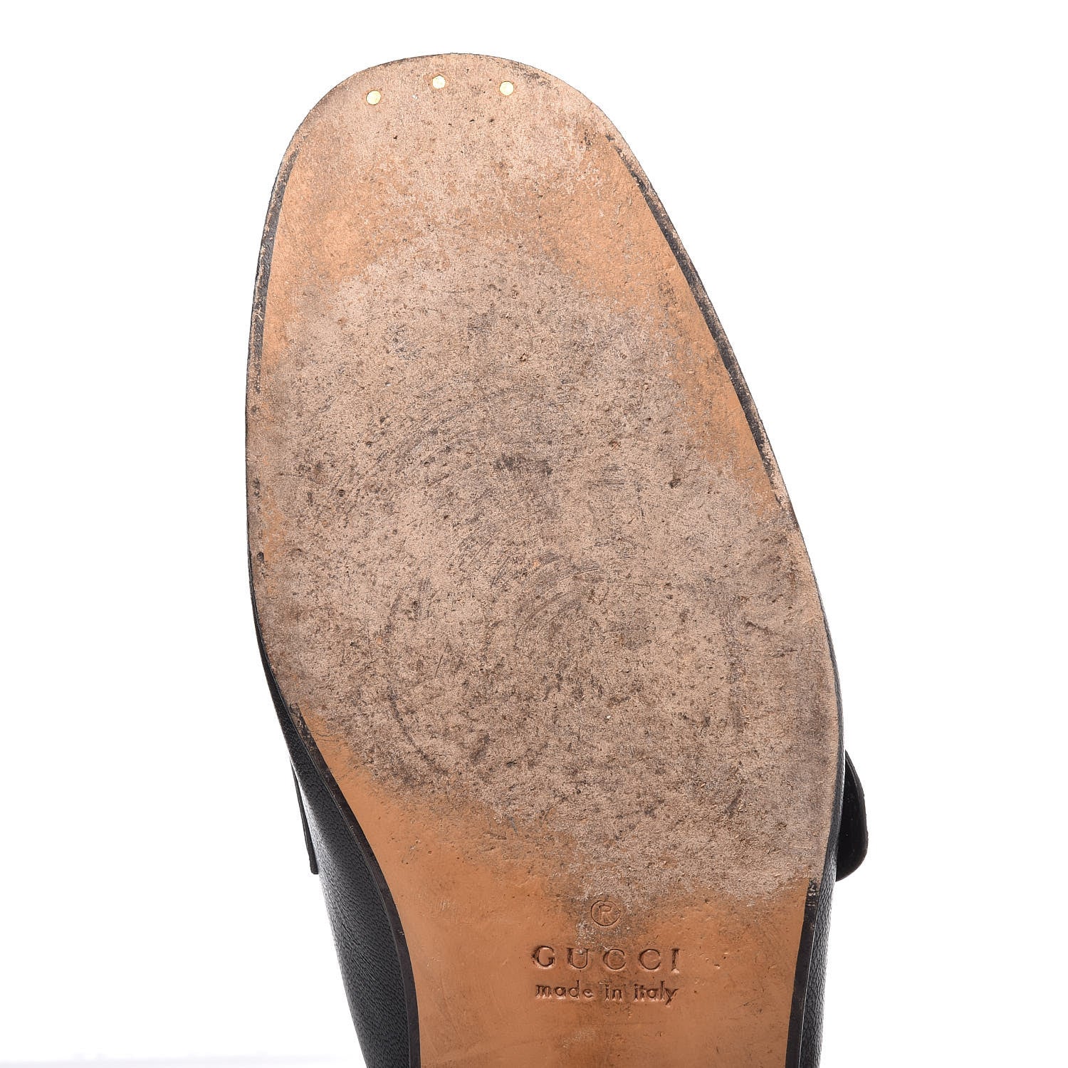 Gucci Goatskin Web GG Mens Princetown Slippers 7 Black 12 of 13