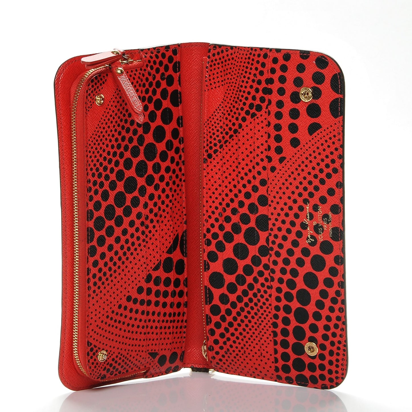 Monogram Kusama Waves Insolite Wallet Red