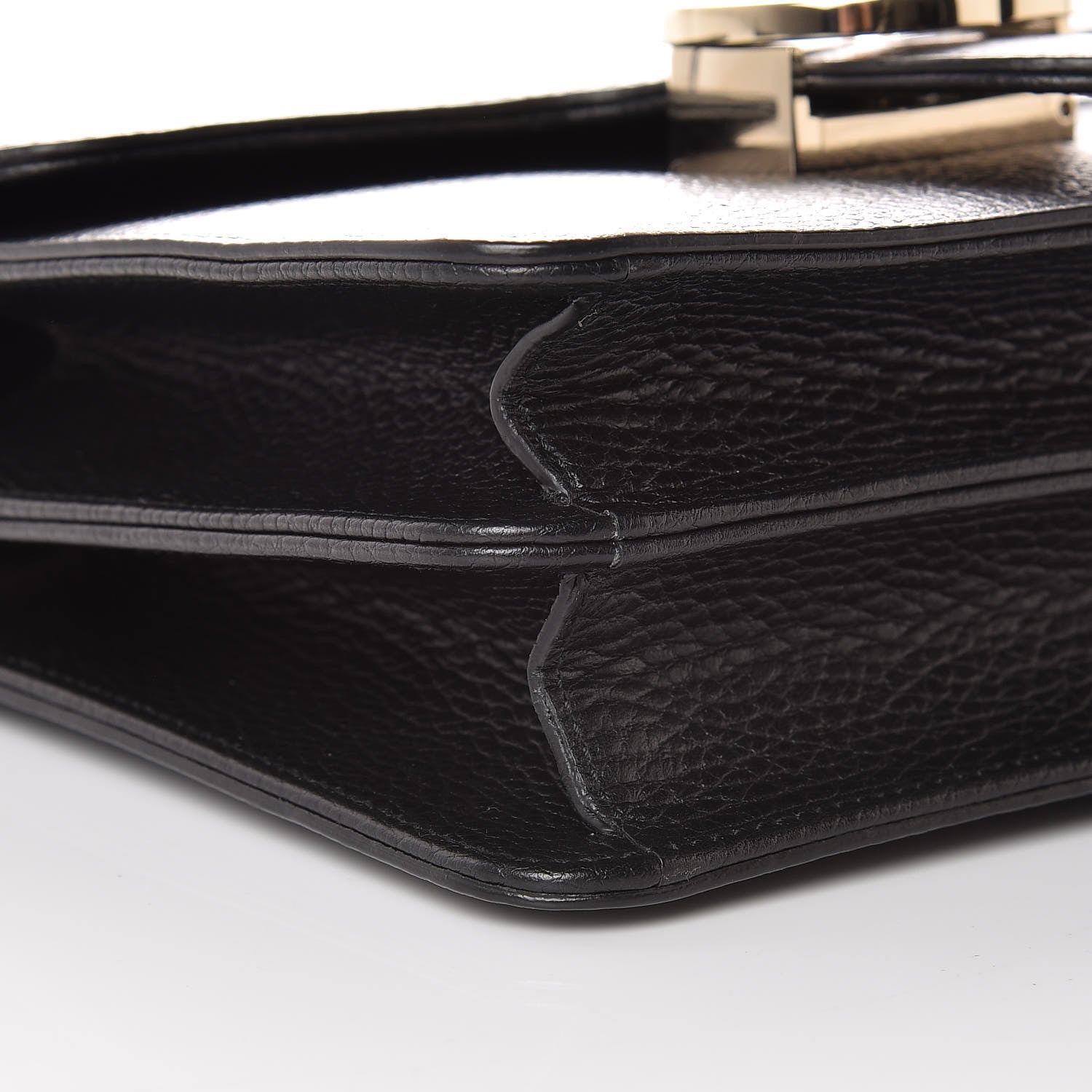 Gucci Dollar Calfskin Small Interlocking G Shoulder Bag Black 9 of 10
