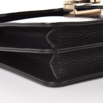 Gucci Dollar Calfskin Small Interlocking G Shoulder Bag Black 9 of 10