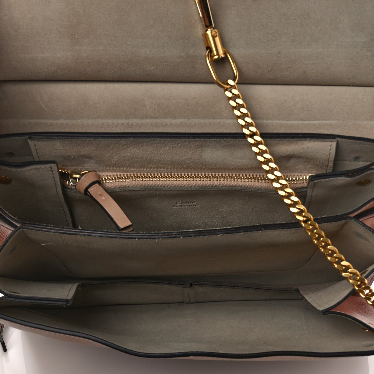 Goatskin Medium Faye Shoulder Bag Tan
