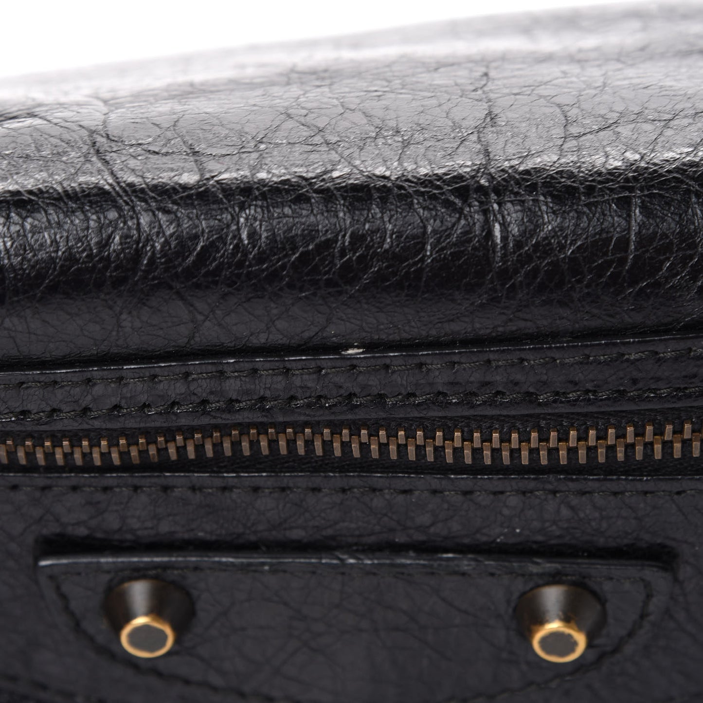 Agneau Classic Hardware Envelope Clutch Black