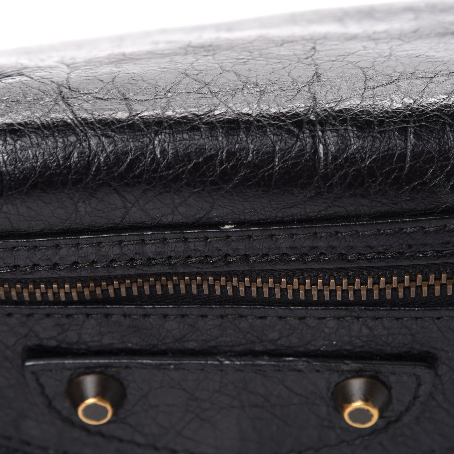 Balenciaga Agneau Classic Hardware Envelope Clutch Black 10 of 10