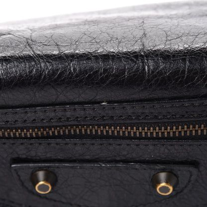 Balenciaga Agneau Classic Hardware Envelope Clutch Black 10 of 10