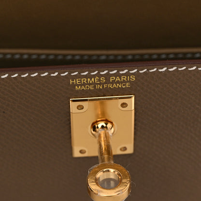 Hermes Epsom Mini Kelly Sellier 20 Etoupe 6 of 11