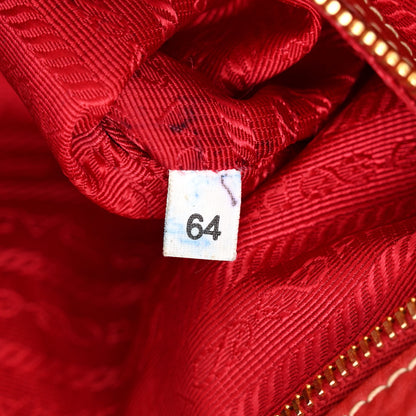 Prada Vitello Daino Tote Rosso 10 of 24