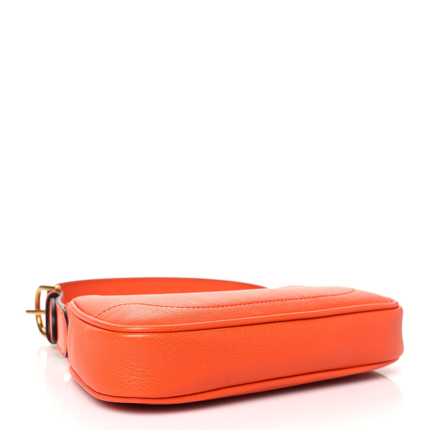 Gucci Goatskin Mini Aphrodite Shoulder Bag Orange 4 of 10