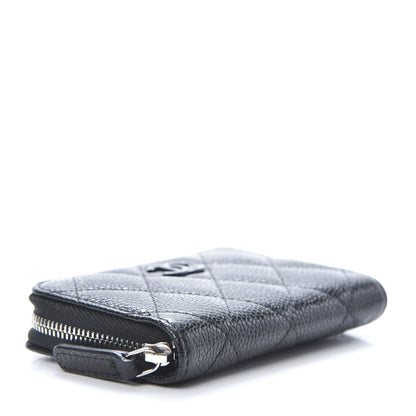 Chanel Caviar Quilted Incognito Zip Coin Purse Black 4 of 8