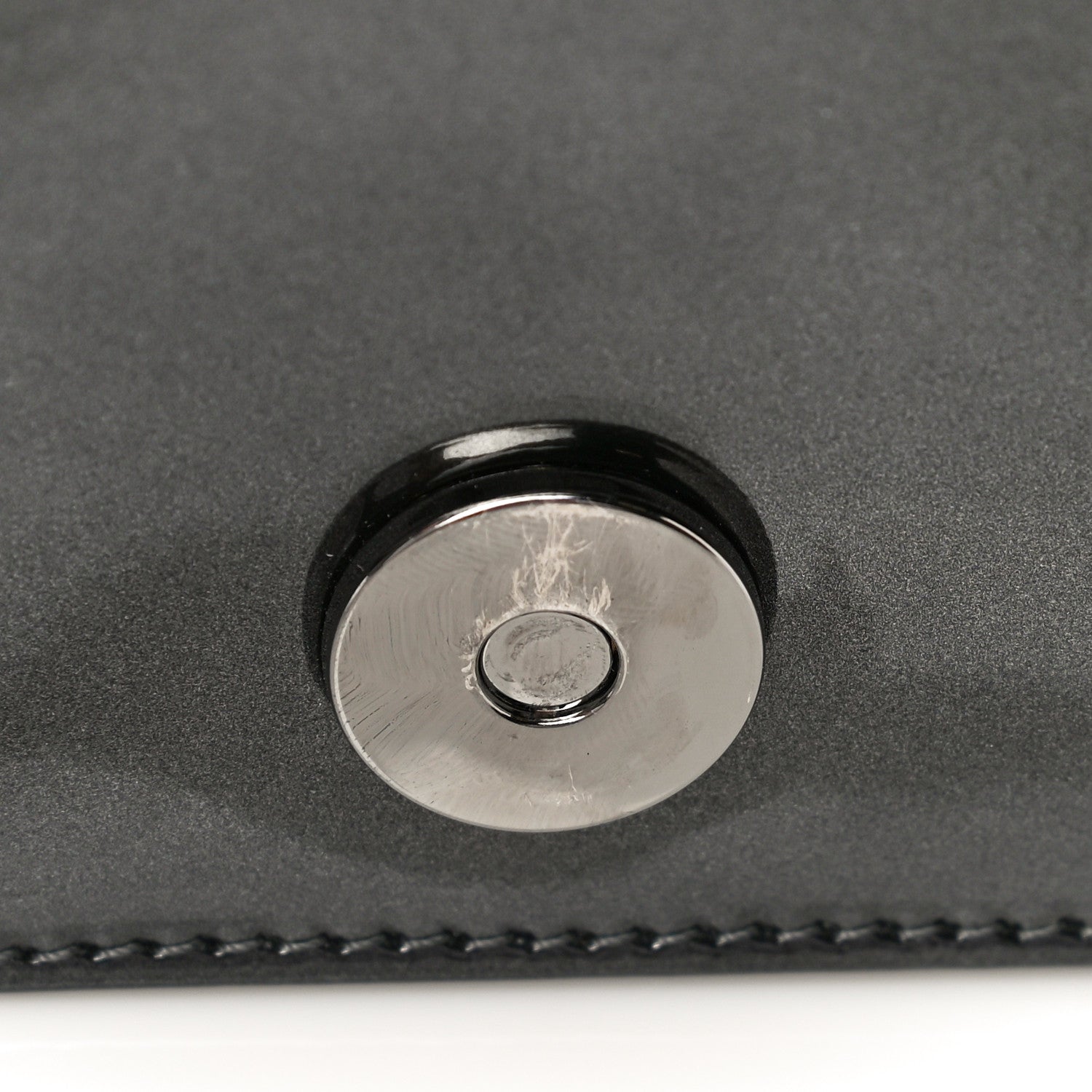 Christian Dior Metallic Patent Micro-Cannage Diorama Wallet on Chain Pouch Onyx Black 11 of 13