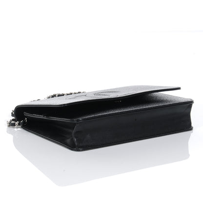 Chanel Caviar Wallet on Chain WOC Black 4 of 9